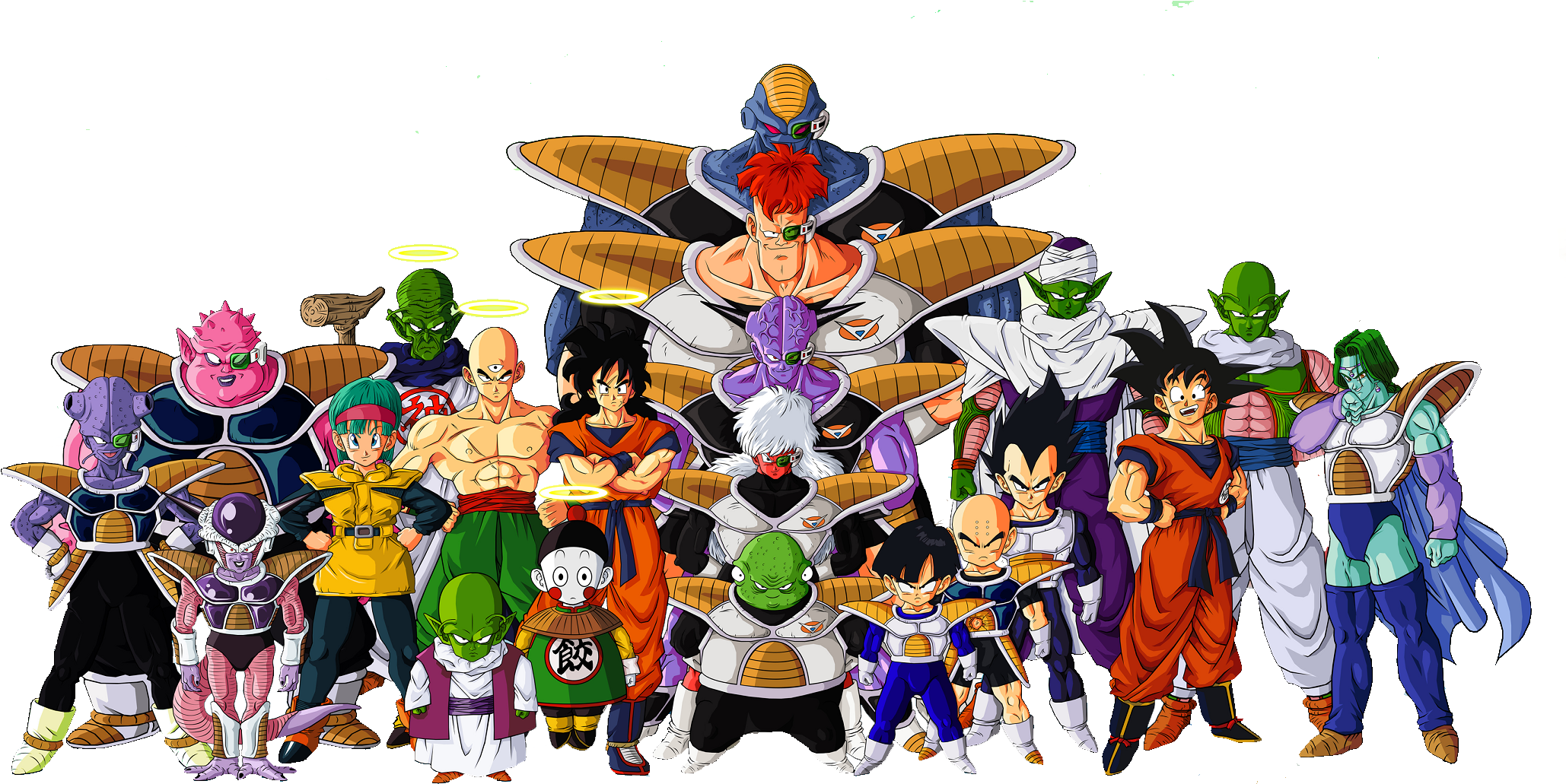 Dragon Ball Db Z Kai Buu - Dragon Ball Z Height Chart (2144x1064)