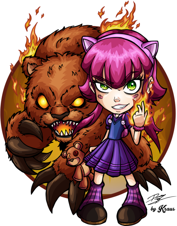 Annie And Tibbers By Kraus-illustration - Illustration (600x769)