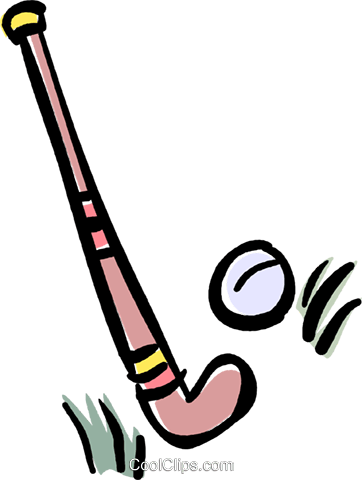 Ball Clipart Hockey Stick - Field Hockey (362x480)