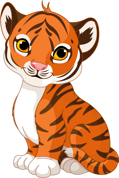 El Tigre - Baby Tiger Cubs Drawing (800x800)