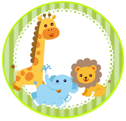 Alfajores3 Candy Bar Animalitos Bebes Kit Imprimible - Etiquetas Candy Bar Animalitos (418x400)