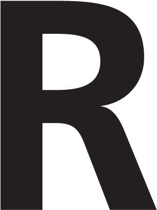 Rotary - Png R Big Letter (324x434)