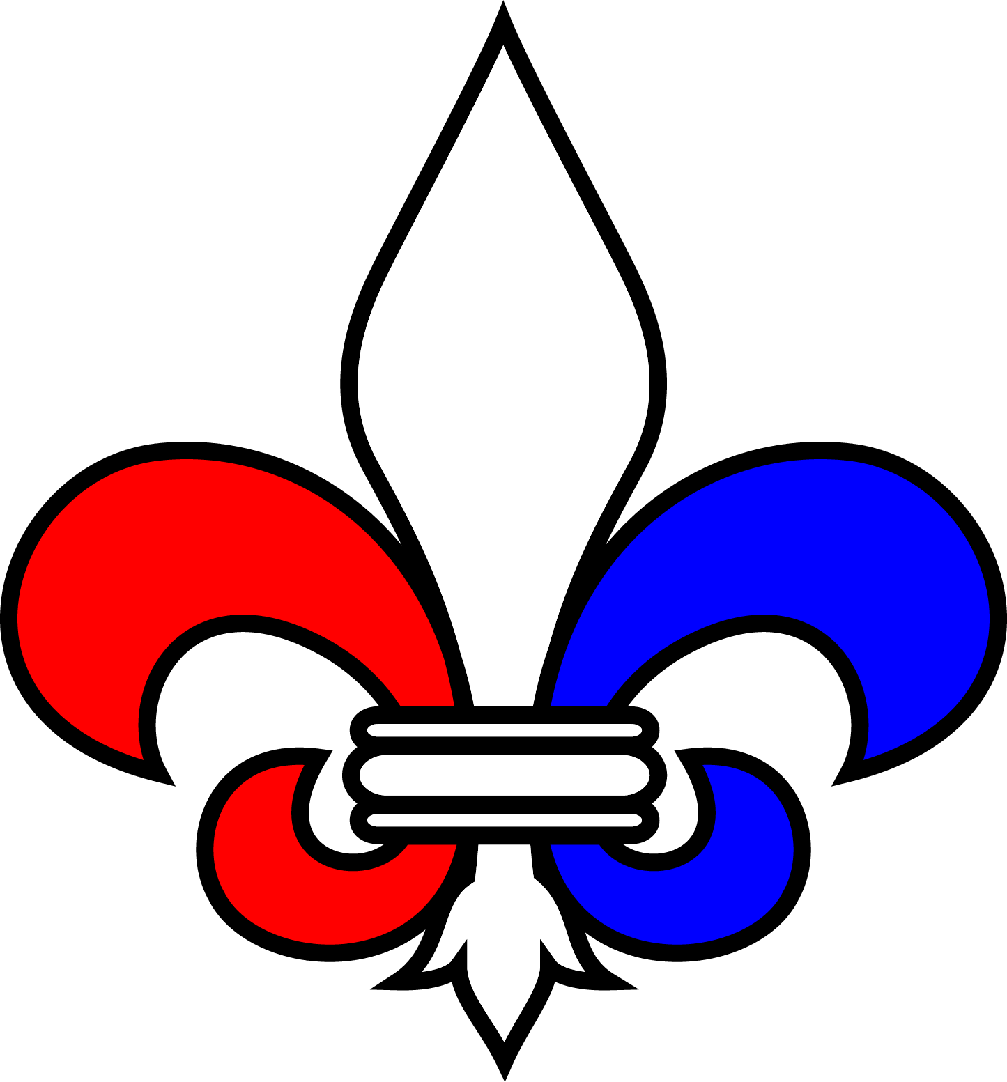 French Club - Fleur De Lis Clip Art (1445x1553)