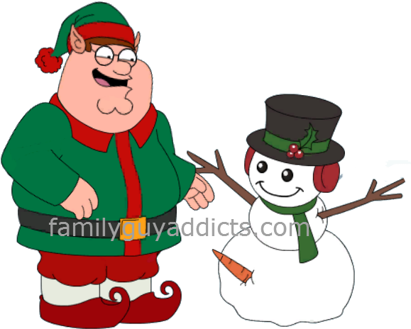 Quahog Christmas Quick Walkthroughs - Christmas Elf (587x483)