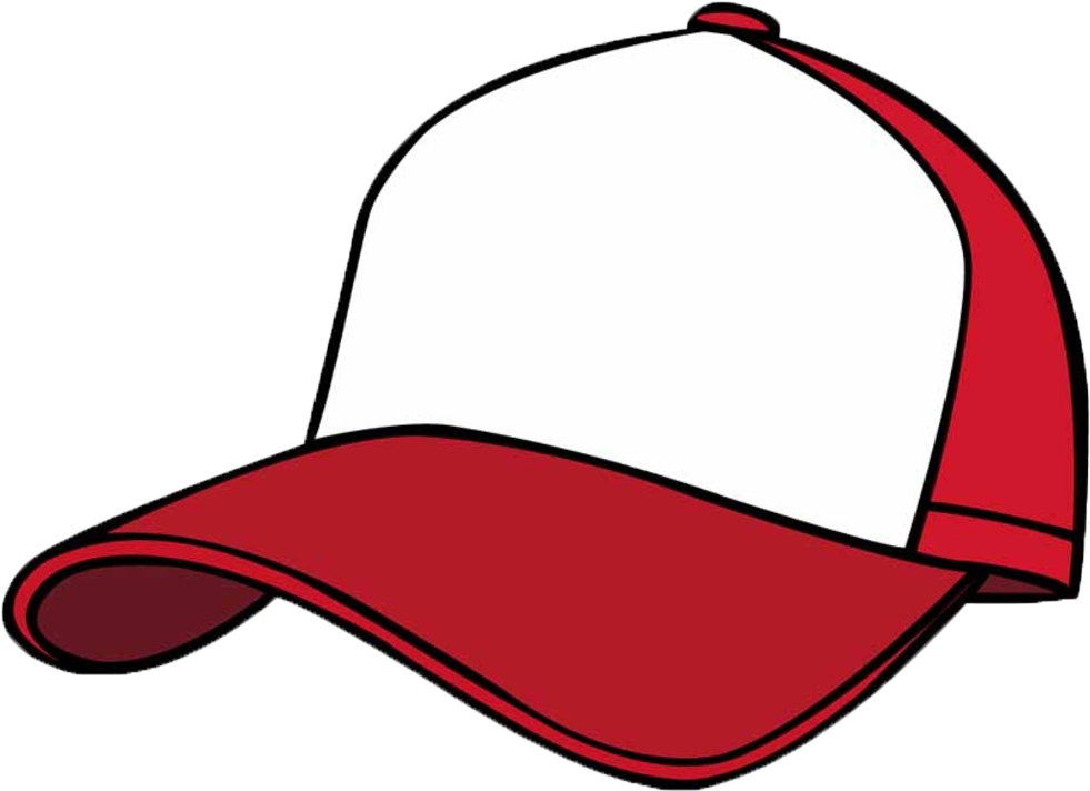 Baseball Cap Cartoon - 棒球帽卡通- (1024x731) Png Clipart Download
