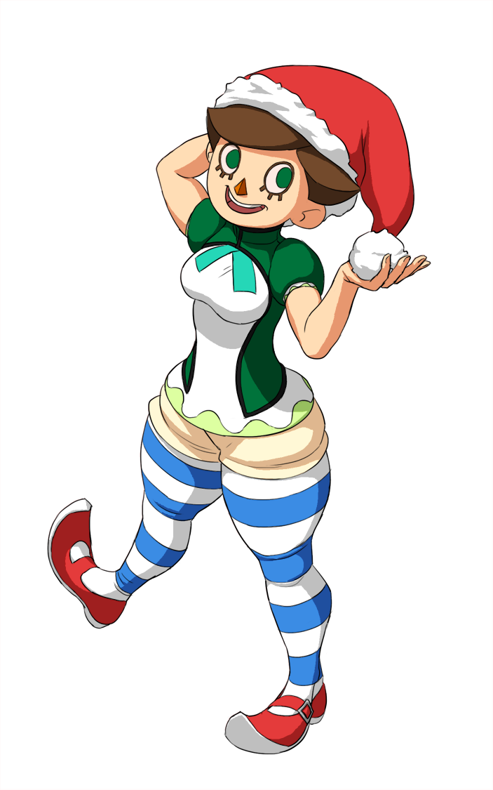 Santa's Villager By Nikcesco - Drawing (703x1125)