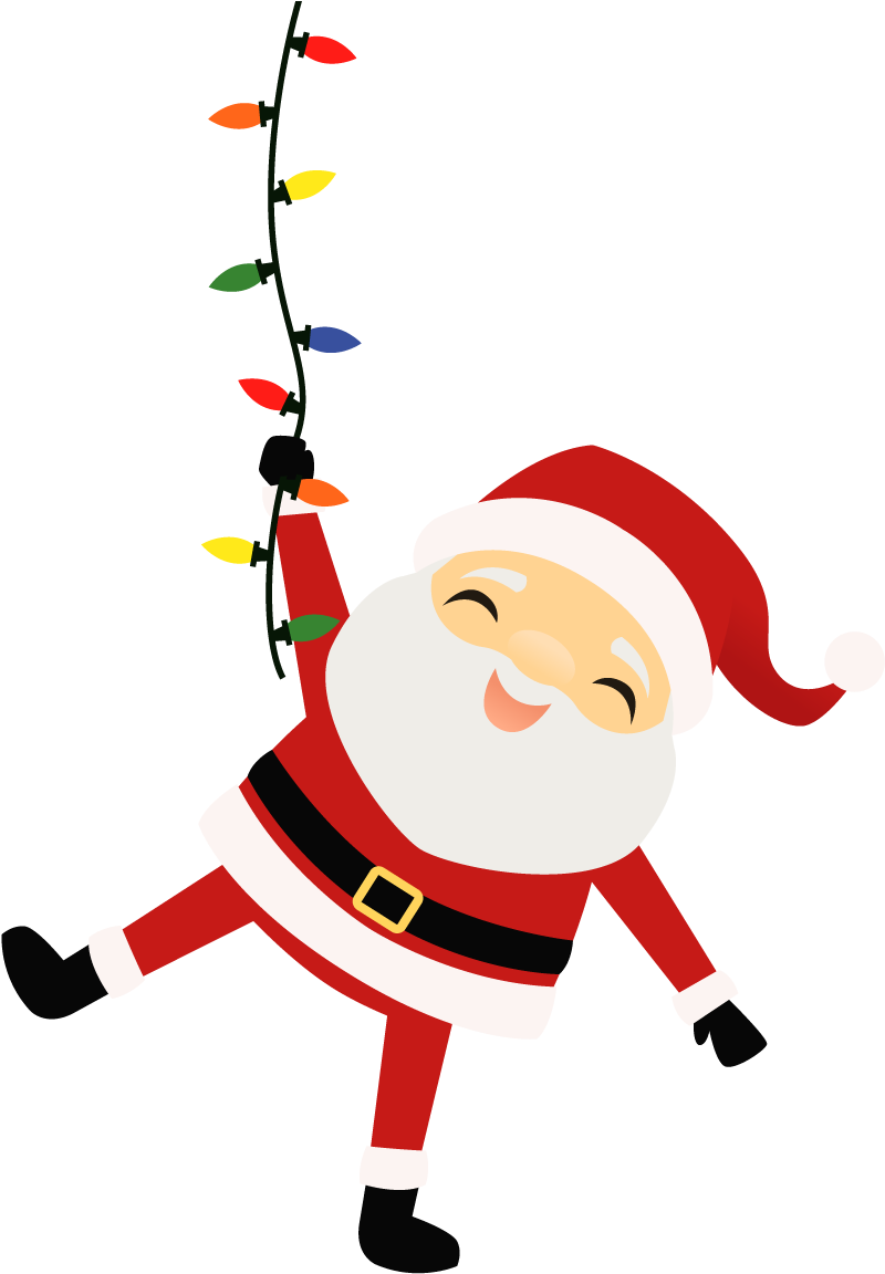 Santa Hanging From Roof - Santa Claus Hanging Png (1029x1200)