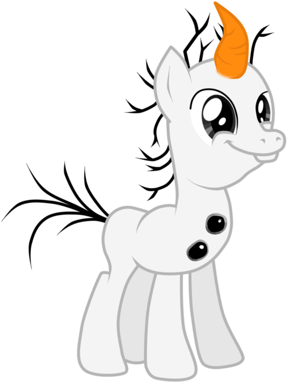 Olaf Pony By Ritya9898 - My Little Frozen Olaf (894x894)