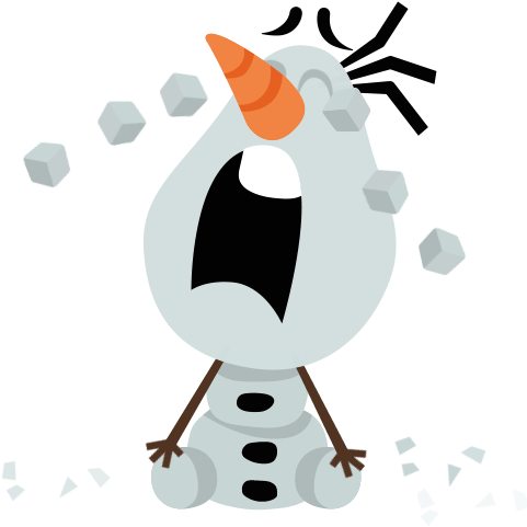 Frozen Wallpaper Called Olaf - Cute Gif Transparent Background (500x500)