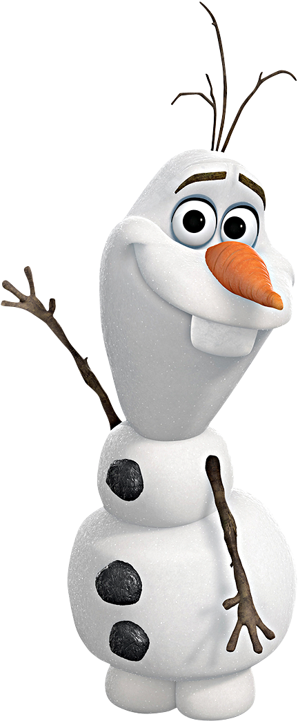 Olaf Anna Kristoff Elsa - Frozen Olaf The Snow Man Wall Decals (620x1050)