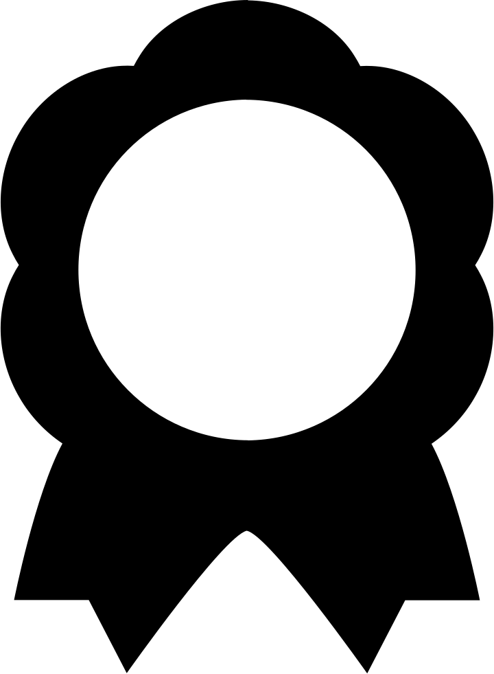 Award Medal Of Flower Shape With Ribbon Tails Comments - Medal (720x981)