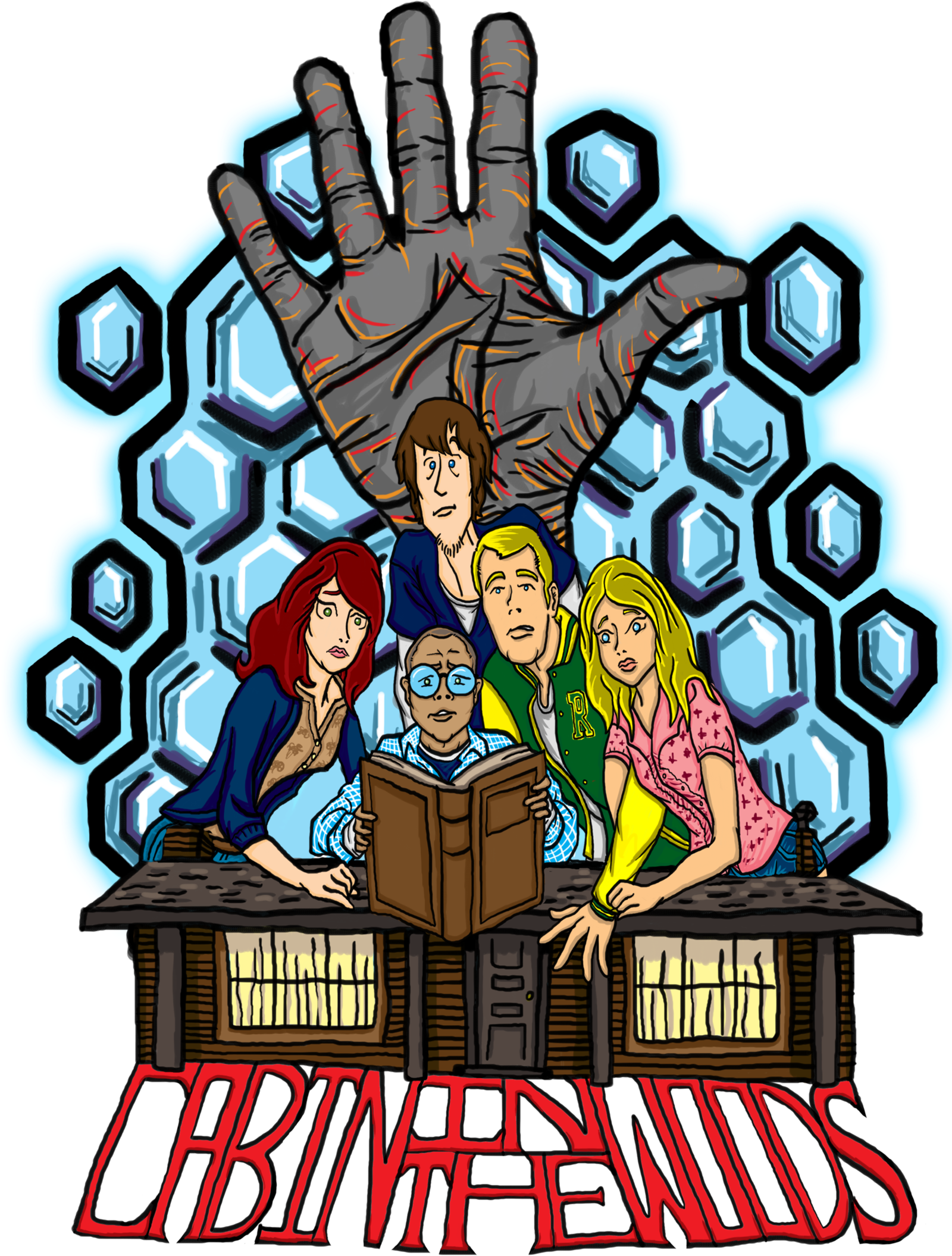 Cabin In The Woods By Doctorjameswf Cabin In The Woods - Cabin In The Woods Monsters (1600x2133)