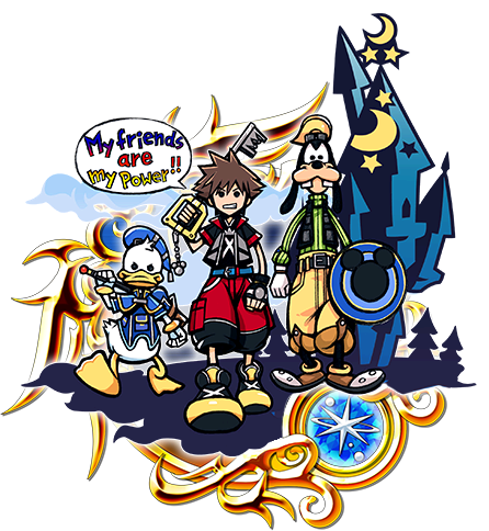 Key Art "beginning" - Kingdom Hearts Hd 2.8: Coming Acrylic Stand (446x484)