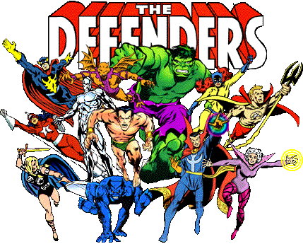 Marv Nighthawk Defenders Art - Defenders Marvel (429x345)