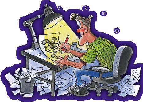 As A Boy Growing Up In Southern California, Bruce, - Cartoon (466x333)