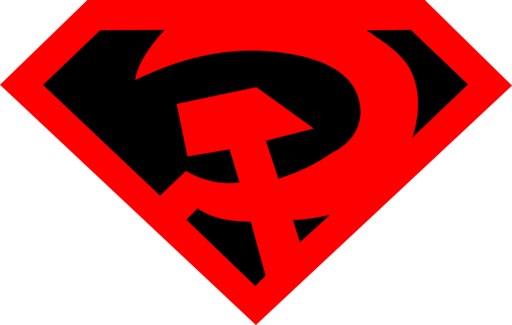 Immediate Download Vector Template Vector Superman - Red Son Superman Symbol (1024x651)