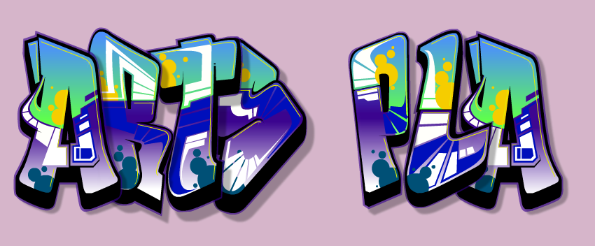 Très Crée Ton Graff - Graphic Design (850x355)