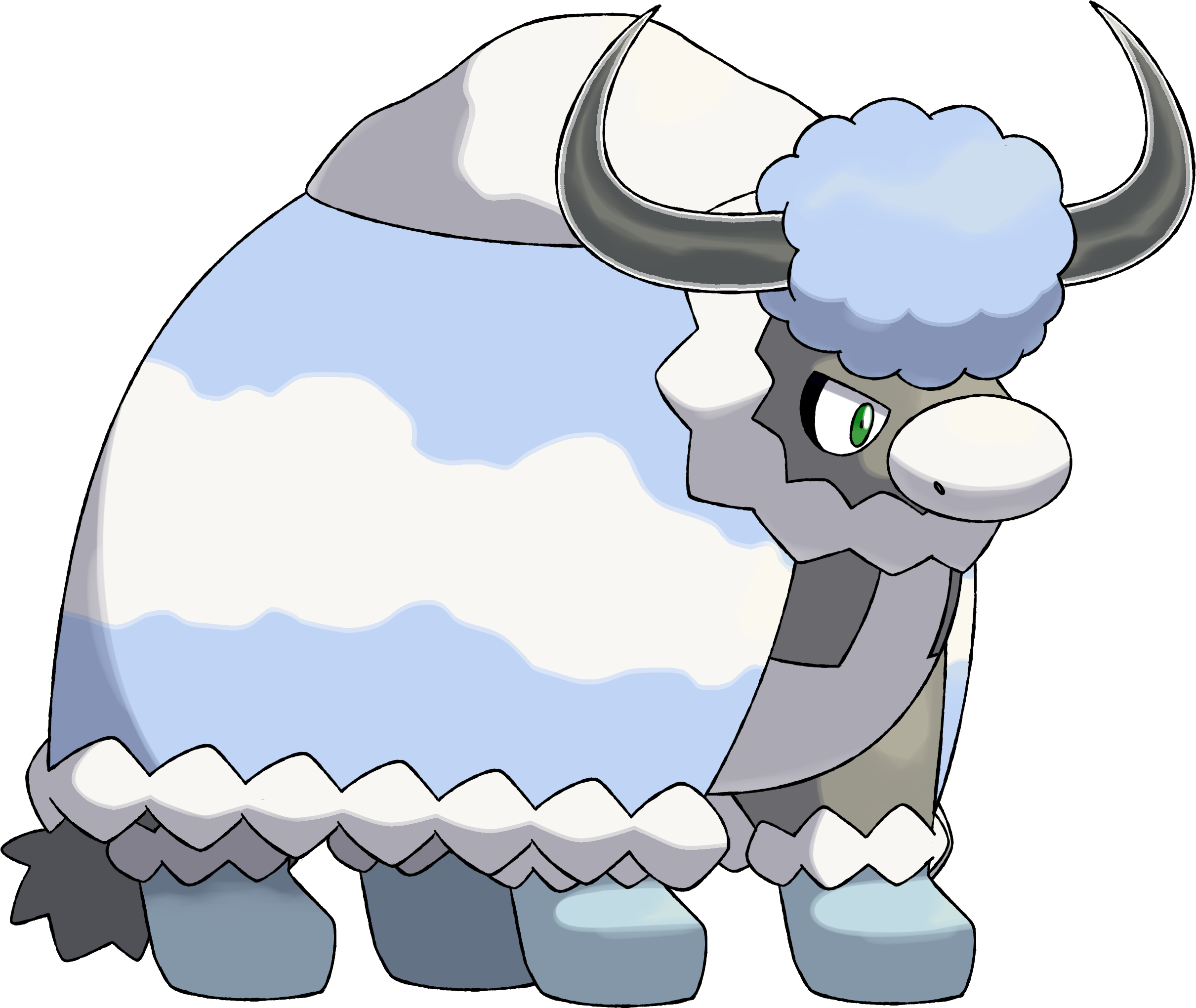 Musk Ox Clipart - Musk Ox Fakemon (2421x2040)