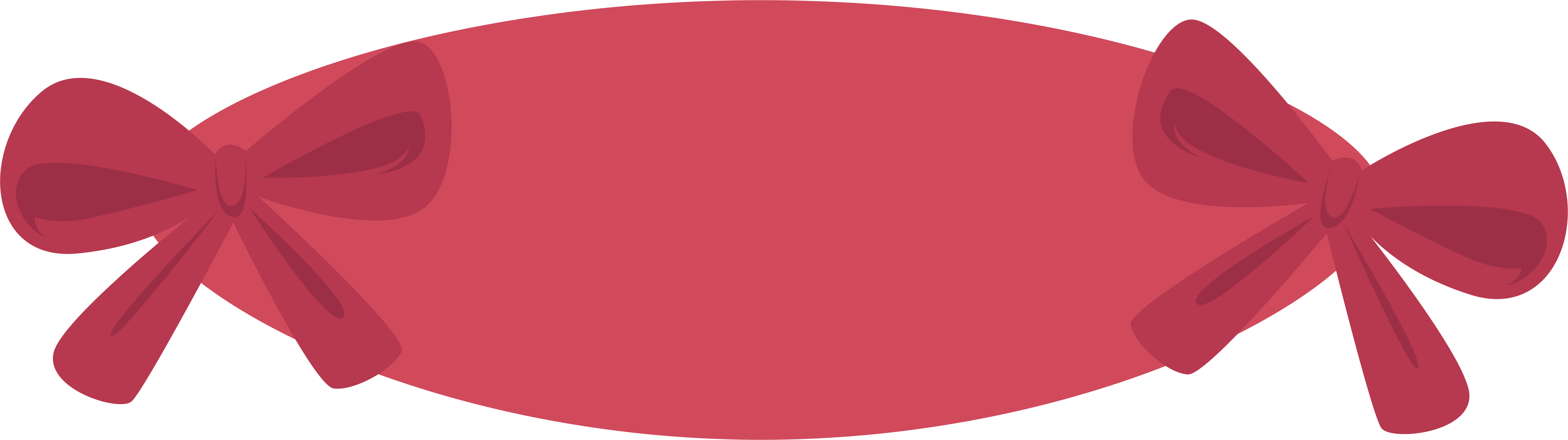 Pink Ribbon Clip Art - Clip Art (6542x1836)