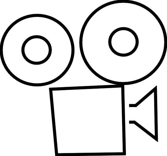 Spotlight Clipart Clipart - Film Projector Clip Art (561x526)
