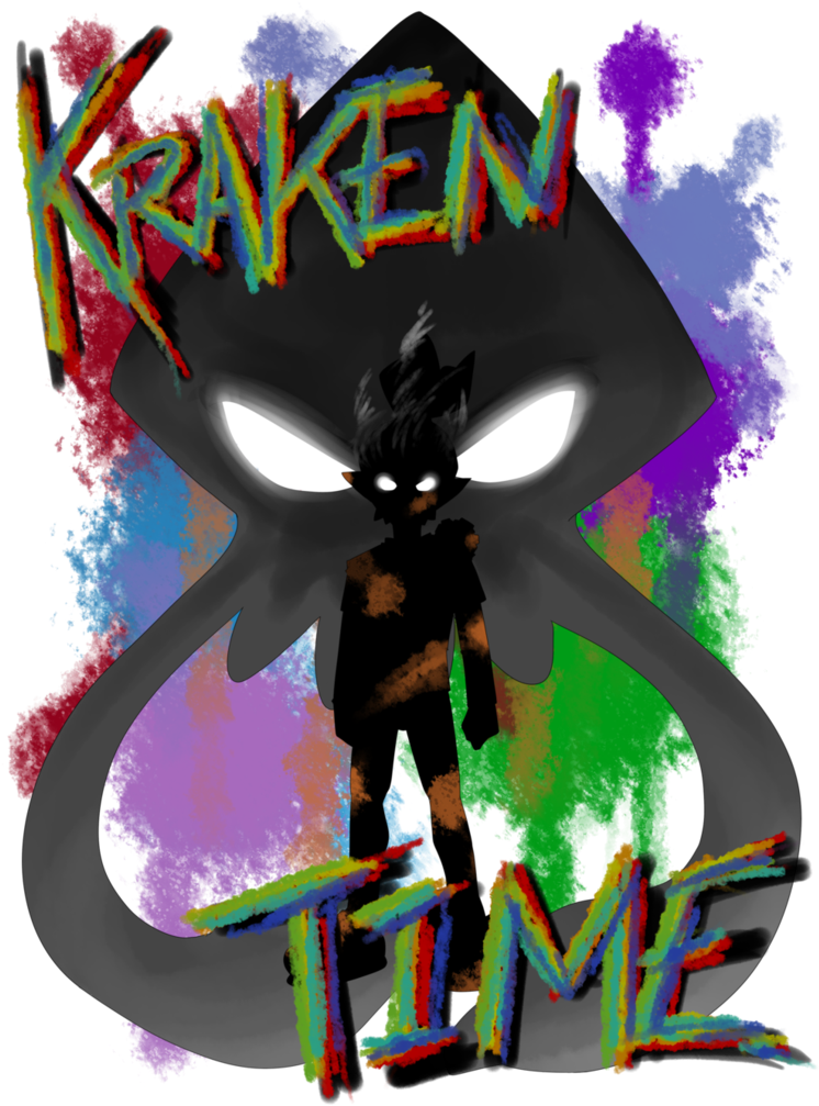 Kraken Time T-shirt By Ragevx - Poster (774x1032)
