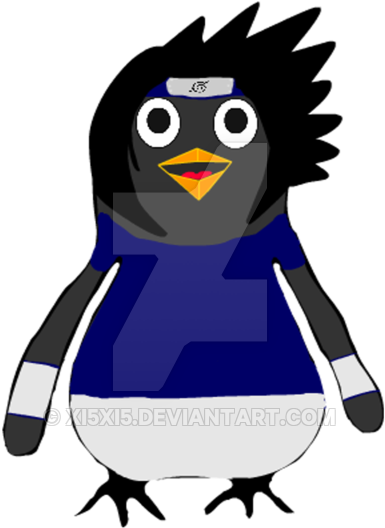 Sasuke Penguin By Xi5xi5 - Adã©lie Penguin (600x573)