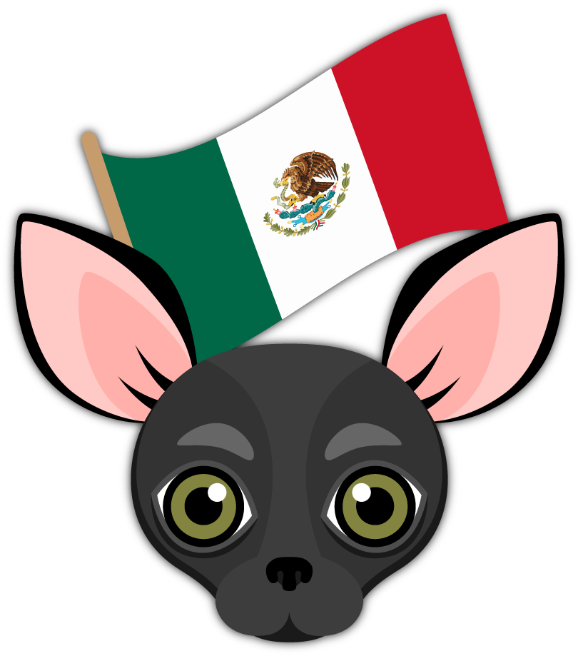 Black Chihuahua Emoji Stickers For Imessage Are You - Mexico Flag (810x919)