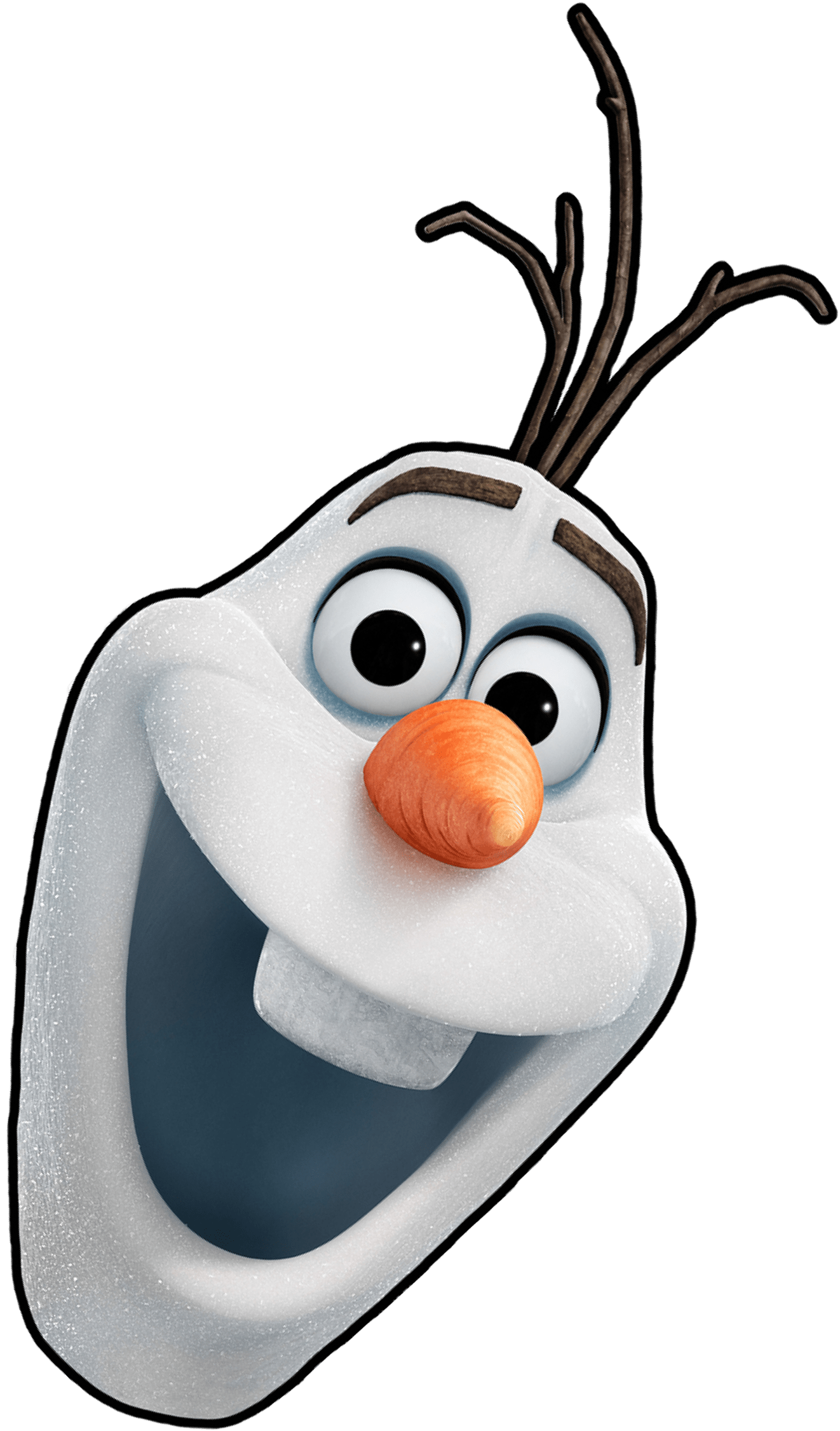 Olaf Head Template Printable Face Template Printable - Wow! Imagination Large 32-inch Magnet Animated Figure (3000x4000)