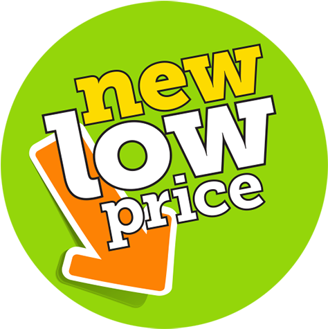Lower Prices For Kids - New Low Price Png (504x504)