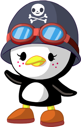 Peppy The Stunt Penguin By Million Mons Project - Mons Pubis (500x500)