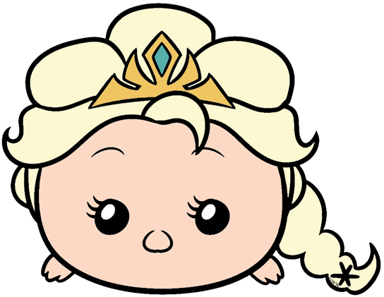 Elsa Tsum Tsum Coloring Pages (640x480)