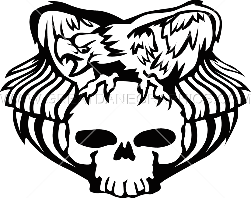 Skull Clipart Eagle - Leting 3112 (825x651)