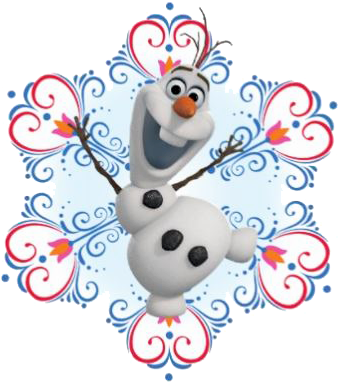 Olaf Image Google Clipart - Uncle Milton - Wall Friends - Olaf The Snowman (352x394)