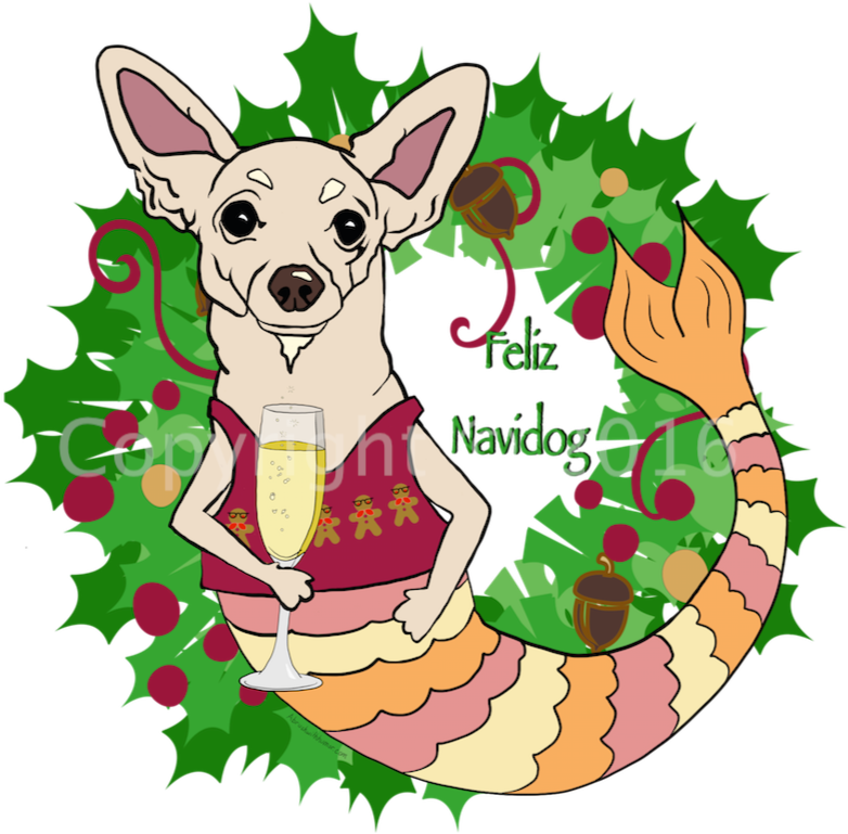 Holly The Holiday Chihuahua - Chihuahua (797x792)