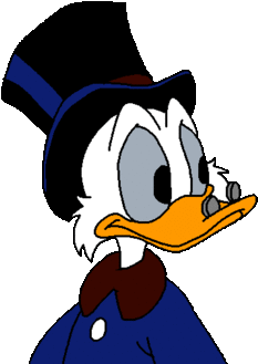 Scrooge Mcduck Transparent Gif (500x375)