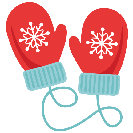 Winter Mittens Svg Scrapbook Cut File Cute Clipart - Christmas Mittens Clipart (432x432)