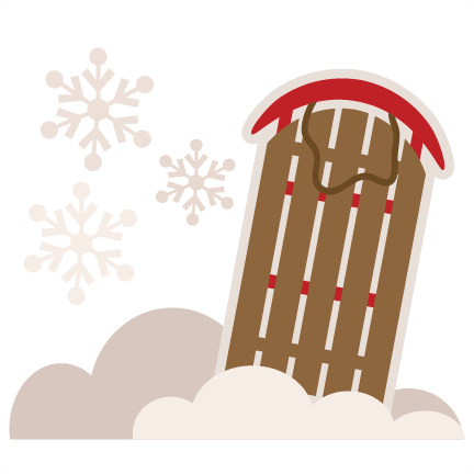 Sled Svg Cutting File Sled Svg Cut File Winter Svg - Clip Art (432x432)