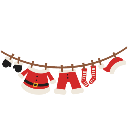 Santa - Christmas Clothes Clipart (432x432)