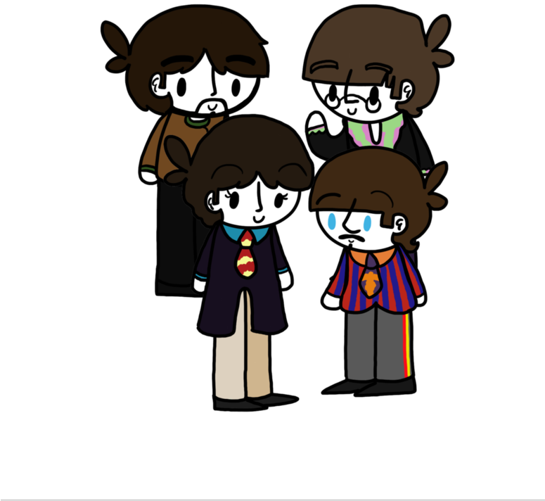 Beatles Art, The Beatles, Cats, Cartoons, Animated - Cartoon (774x1032)