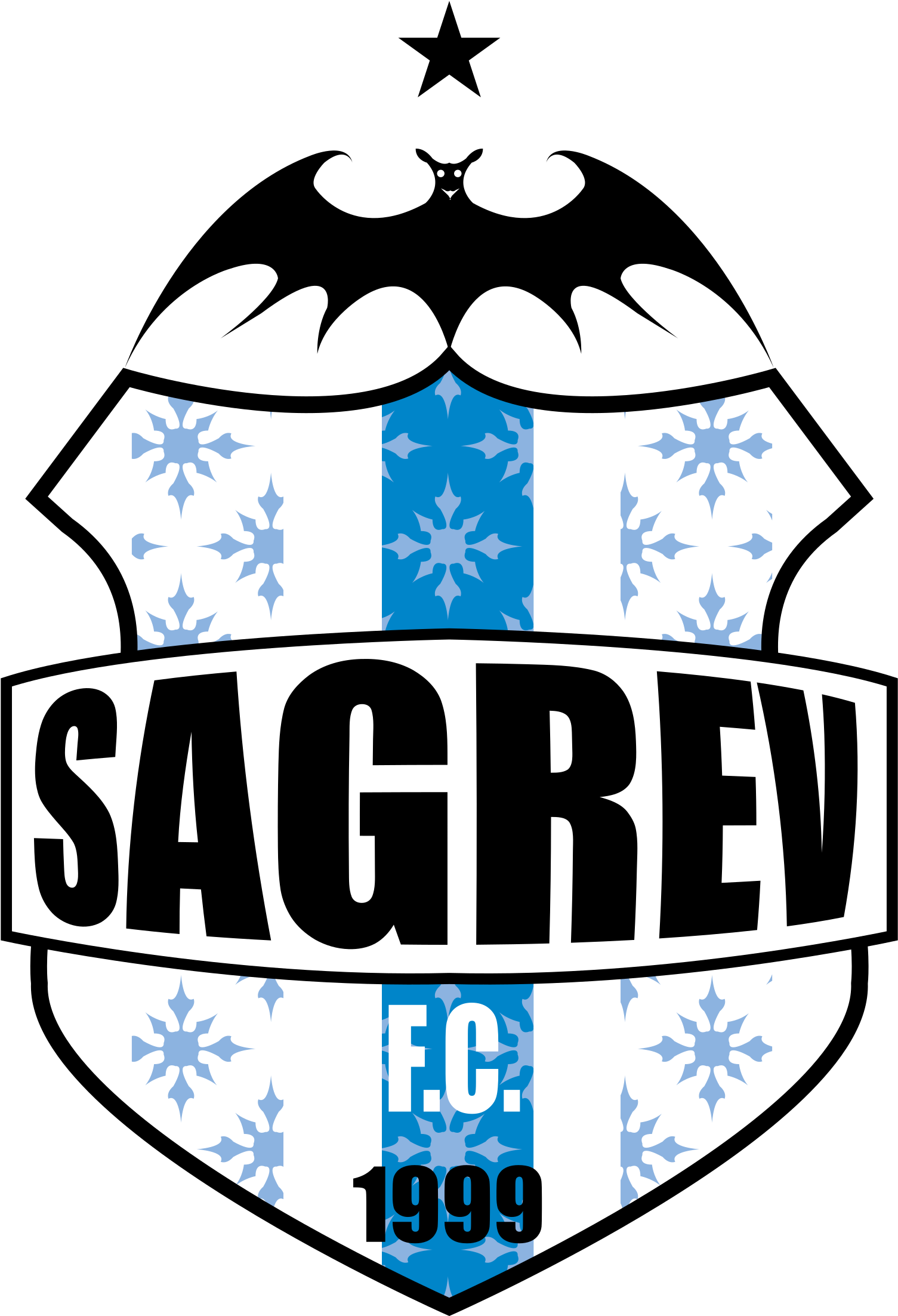 Sagrev Futbol Club Chihuahua Logo Black And White - Chihuahua (2400x2400)