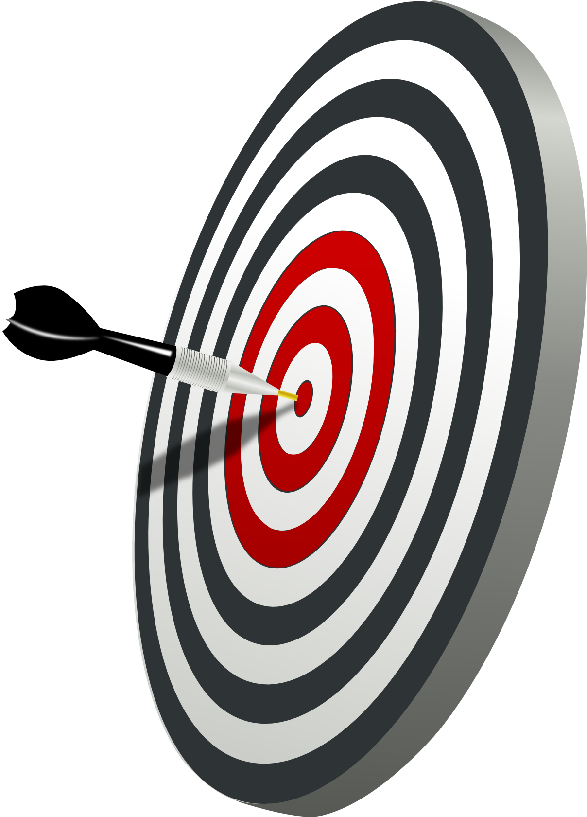 Dart Board Clip Art At Clker - Dartboard Png (1356x1824)