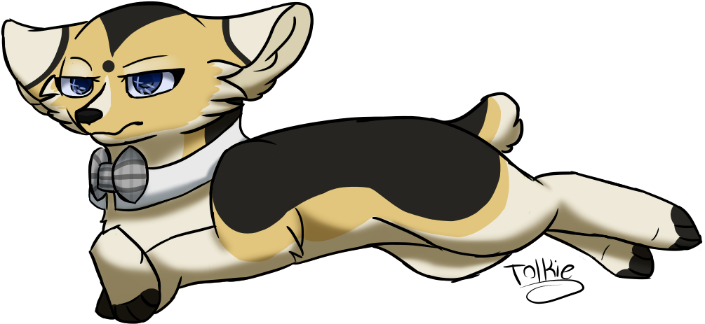 Full Body Dog With Shading - Dog Licks (1202x554)