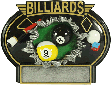 Choose From Our Billiards 3-d Oval Resin Below - Billiard Ball (459x350)