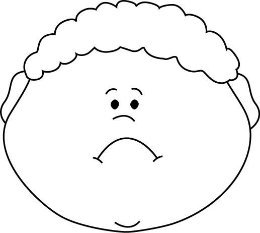 Clipart Black And White Happy Face (517x462)