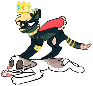 Animated Gif Transparent, Cat, Free Download Cartoons - Lupisvulpes Gif (480x443)