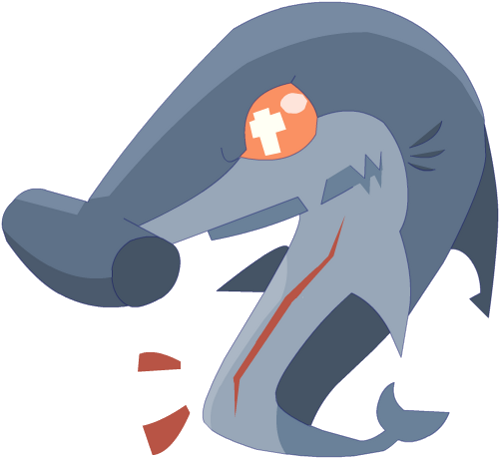 Gutted Sickle-hammerhead Shark - Gutted Sickle-hammerhead Shark (500x500)