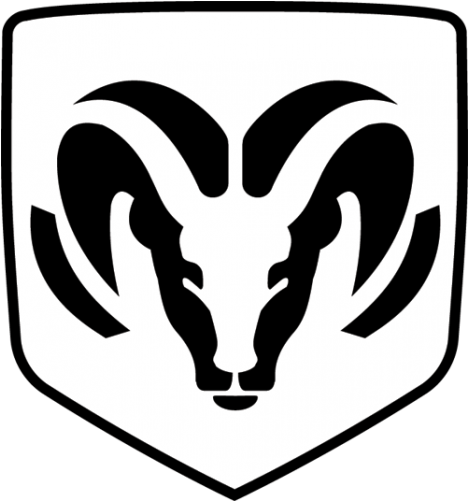 Dodge Ram Emblem - Dodge Ram Logo Decal (500x500)
