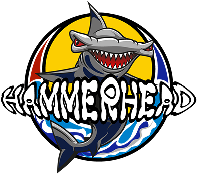 Hammerheadlogo Tall Hammerhead Offroad Handcycle Reactive - Vinyl Stickers Decal Shark For Helmet Waterproof (18 (400x400)