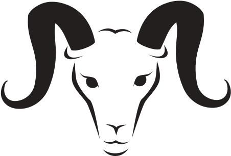Goat Ram Zodiac Tribal Icon Vector Graphic - Vector Graphics (550x550)