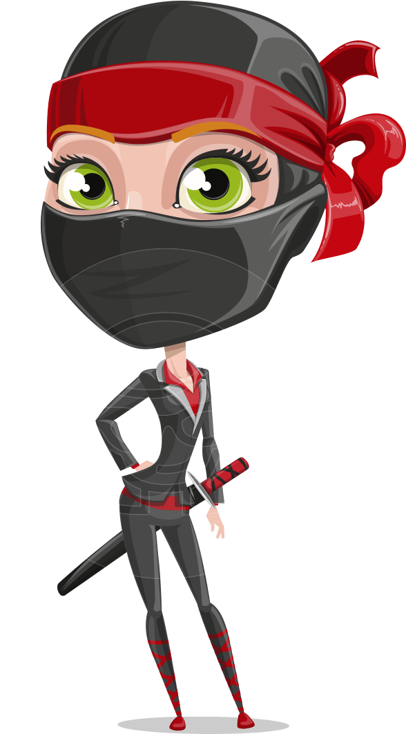 Aina The Businesswoman Ninja - Female Ninja Vector (957x1060)
